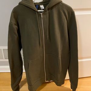 H&M Basic zip up hoodie